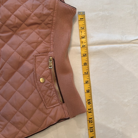 Love Tree Quilted Vest Size Small Light Pink - Picture 7 of 8